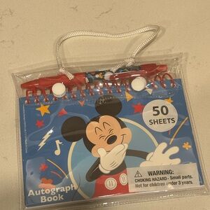 Disney Mickey Mouse Autograph Book - brand new